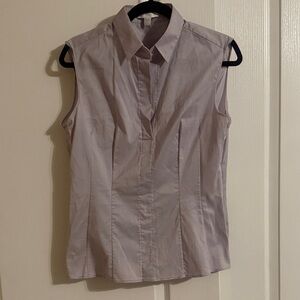 Boss Soft Lilac Sleeveless Blouse